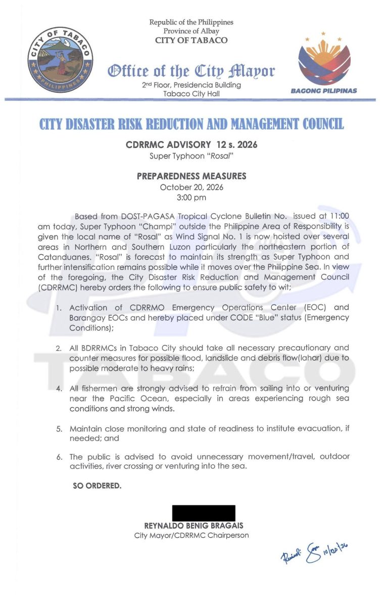 𝗖𝗗𝗥𝗥𝗠𝗖 𝗡𝗔𝗚𝗟𝗔𝗕𝗔𝗦 𝗡𝗚 𝗣𝗥𝗘𝗣𝗔𝗥𝗘𝗗𝗡𝗘𝗦𝗦 𝗠𝗘𝗔𝗦𝗨𝗥𝗘𝗦 𝗞𝗔𝗨𝗚𝗡𝗔𝗬 𝗡𝗚 𝗕𝗔𝗚𝗬𝗢𝗡𝗚 𝗥𝗢𝗦𝗔𝗟